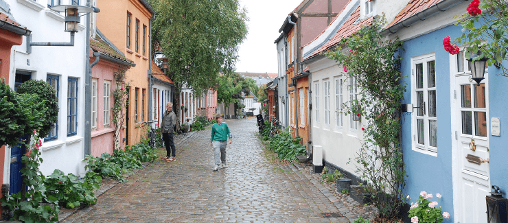 Mollestien, a street in Aarhus, Denmark